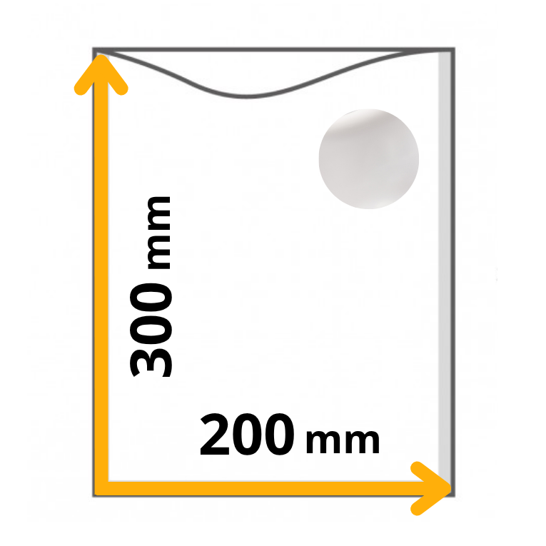 myvac busta liscia sottovuoto, WHITE, 200x300mm